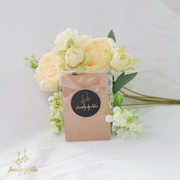 NEW 14K Yellow Gold Circlarity Round Hoop Boho Statement Luxury Earrings - Picture 4 of 4